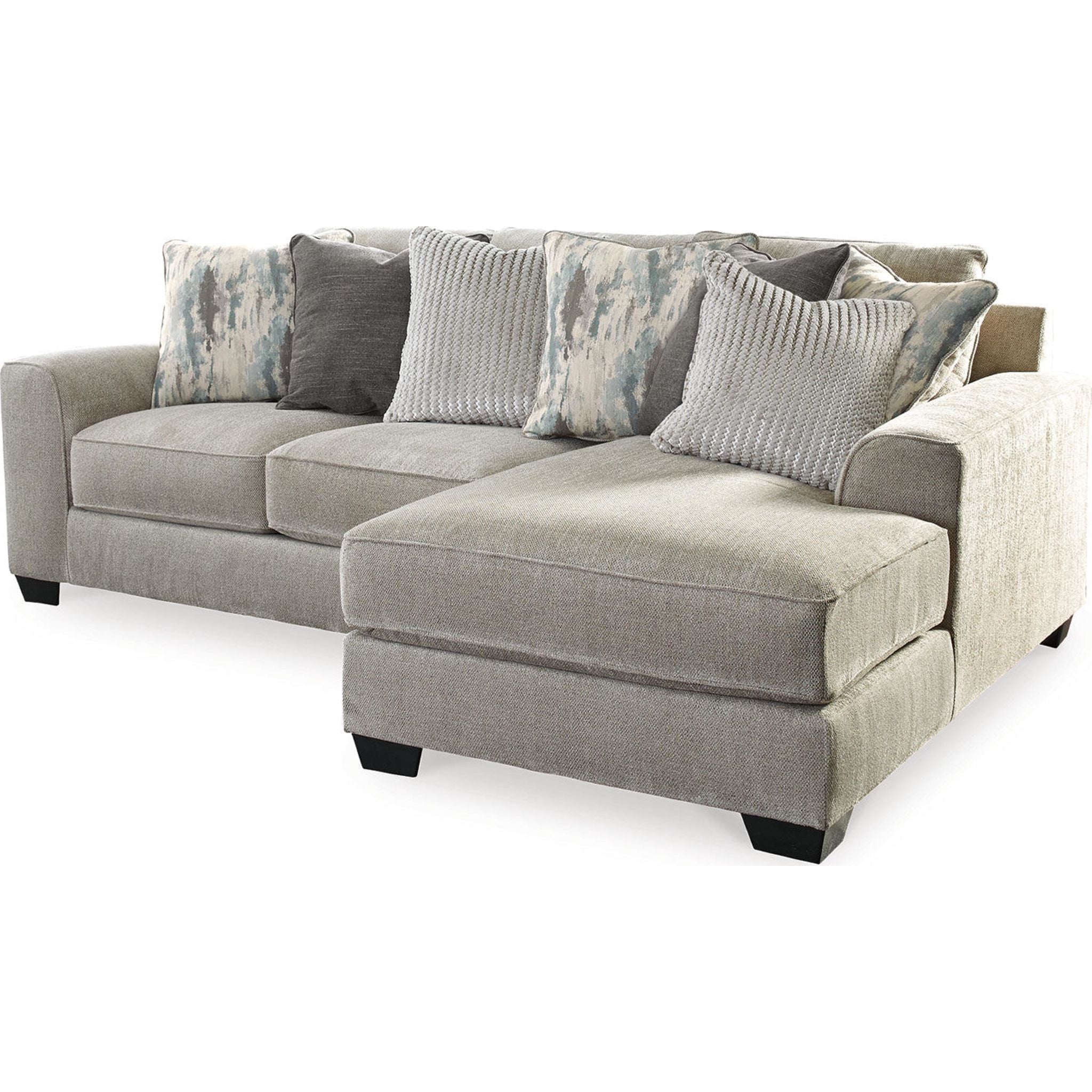 Ardsley 2-Piece Sofa Chaise Set - Modern Sectional Couch with Chaise Lounge for Living Room, Family Room & Small Spaces