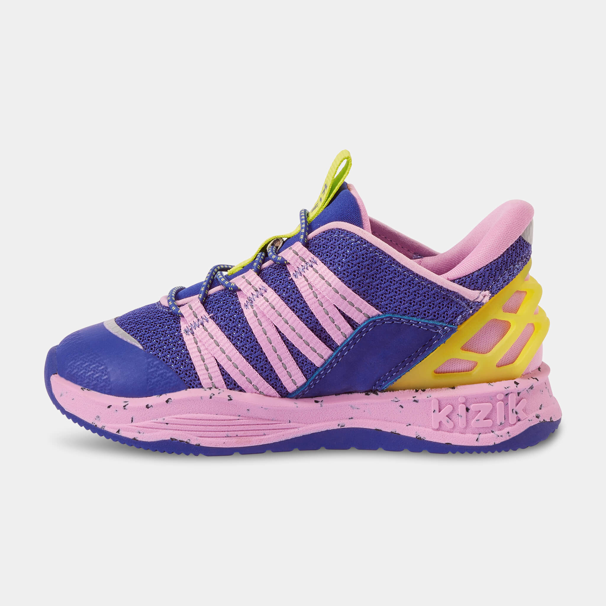 Kids Truckee Sneakers - Royal Blue & Pastel Lavender Casual Shoes for Boys & Girls | Perfect for School, Playground & Everyday Wear