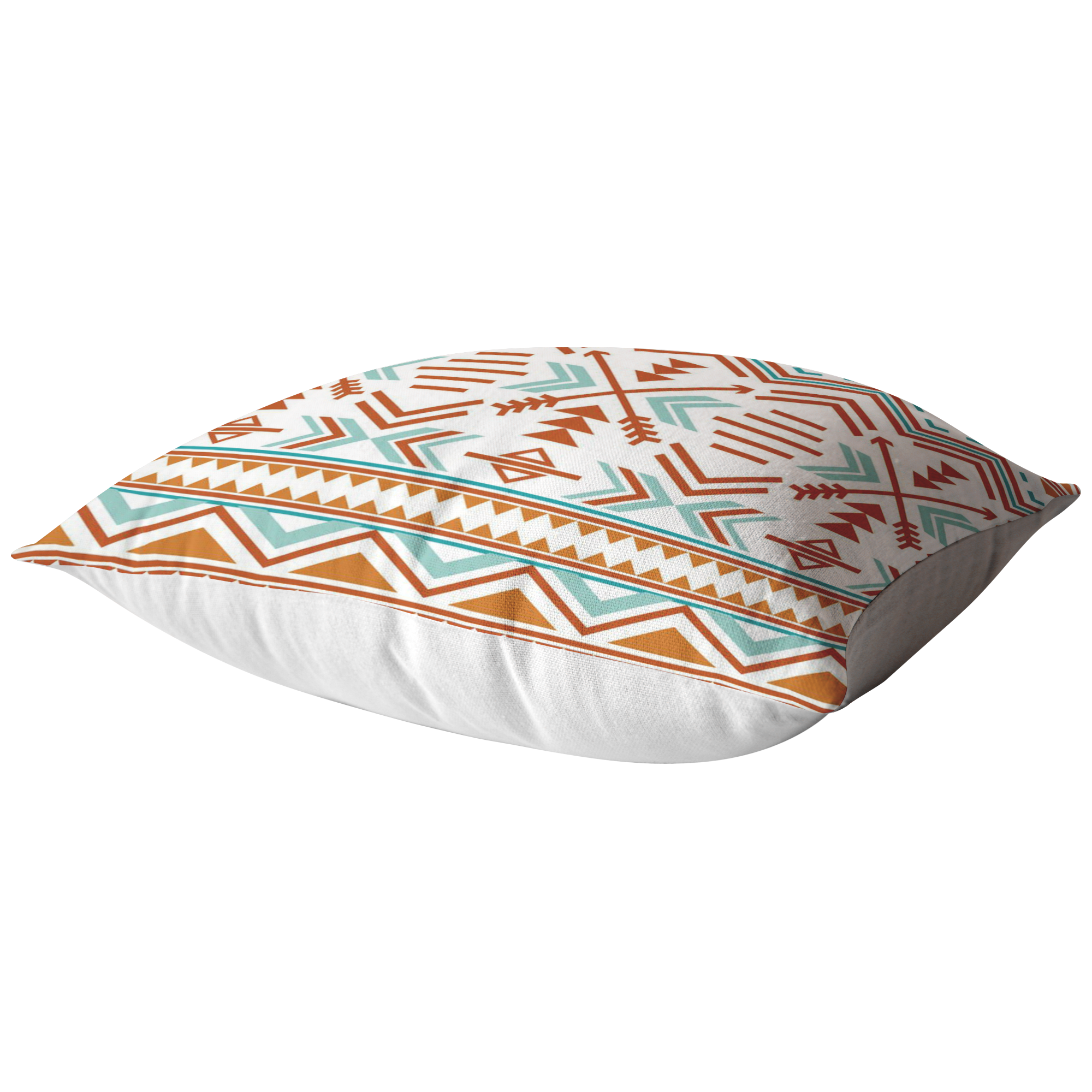 Southwestern Accent Pillow - Decorative Throw Cushion for Sofa, Bed & Chair - Boho Chic Home Decor for Living Room & Bedroom