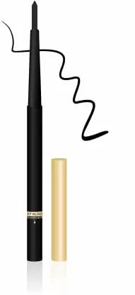 WIFFY Non-Transfer Soft Kajal Auto Eyeliner Pencil - Waterproof & Smudge-Proof Kohl for Sensitive Eyes | Perfect for Daily Makeup, Night Out & Special Occasions