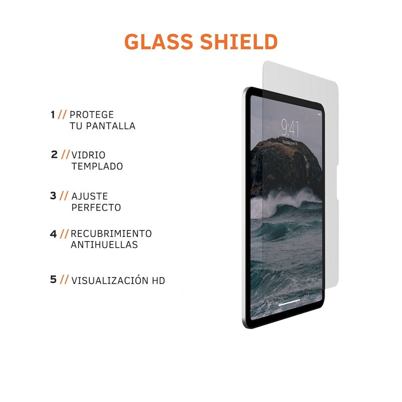 UAG Screen Protector for iPad Pro 11 (M4 Model) - Tempered Glass Shield with Anti-Scratch & Bubble-Free Installation - Perfect for Work, Study & Entertainment