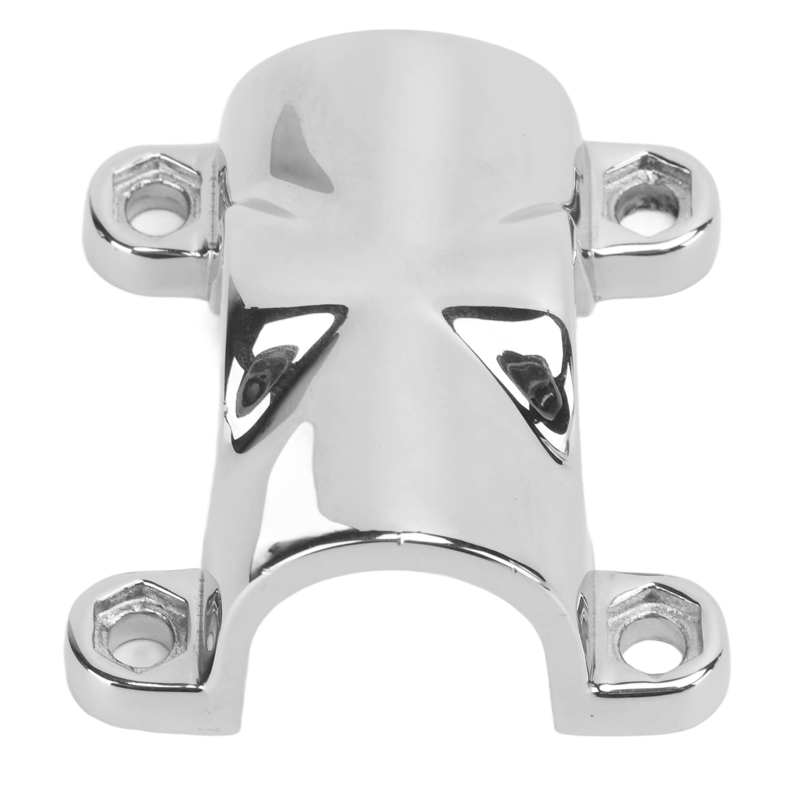 Premium 25mm (0.98in) Marine Grade Stainless Steel Boat Pipe Connector - Mirror Polished Tube Clamp for Quick Installation on Yachts & Boats - Perfect for Marine Plumbing, Fuel Lines & Water Systems
