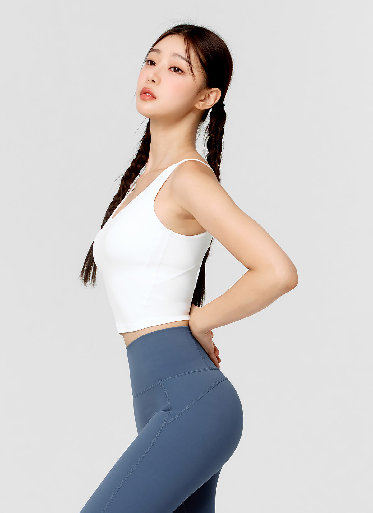 Black Label Signature V-Neck Crop Top for Women - Sexy & Stylish Summer Fashion - Perfect for Parties, Dates & Casual Outfits