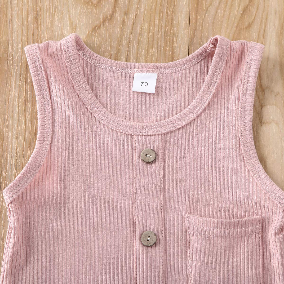 Kuriozud Newborn Baby Romper - Sleeveless Jumpsuit for Boys & Girls | Soft Cotton Onesie for Summer, Playtime & Photo Shoots