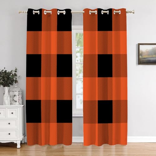 Christmas Buffalo Plaid 5 Orange2