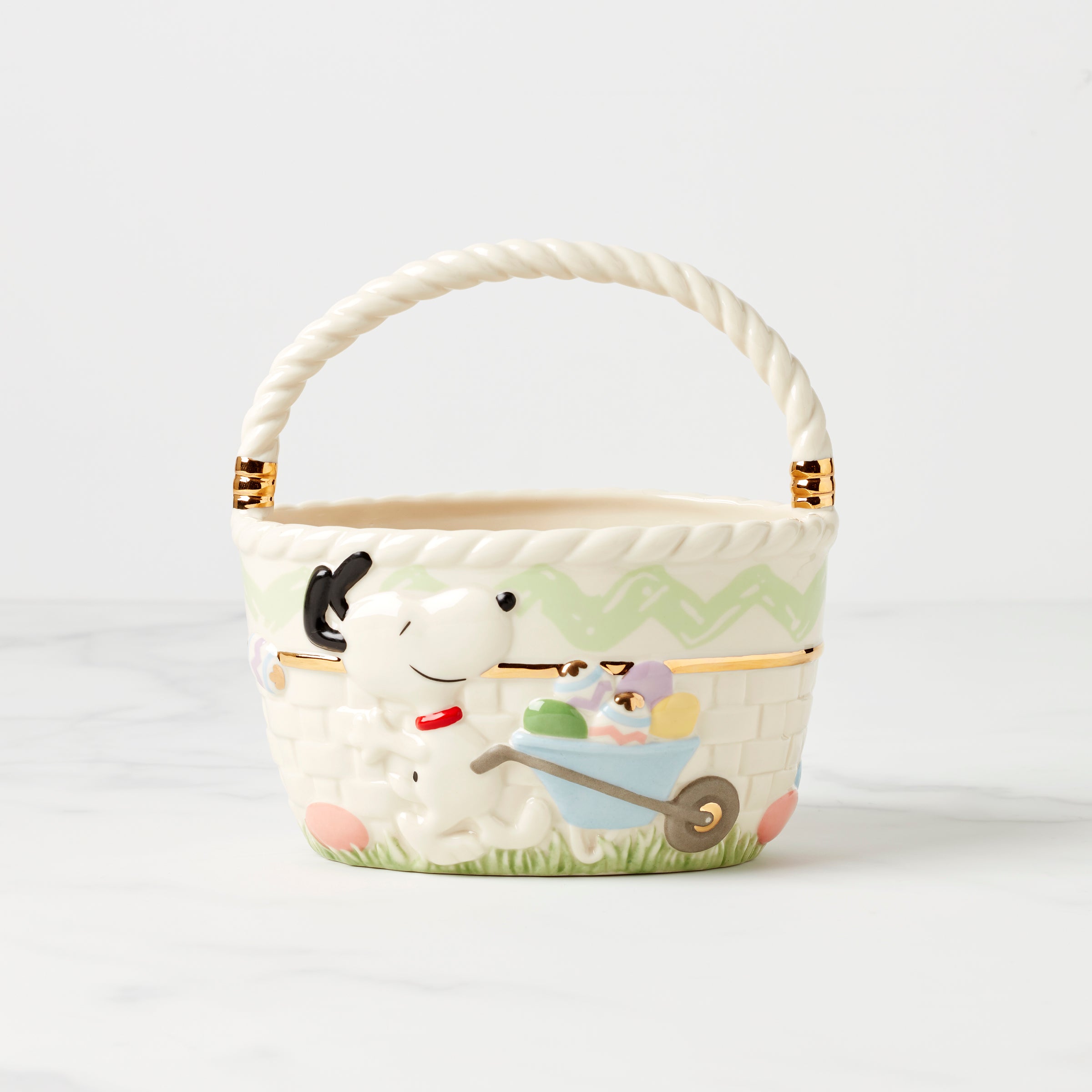 Snoopy Easter Basket - Cute Peanut Cartoon Easter Basket for Kids - Perfect for Easter Egg Hunts, Party Favors & Spring Decorations