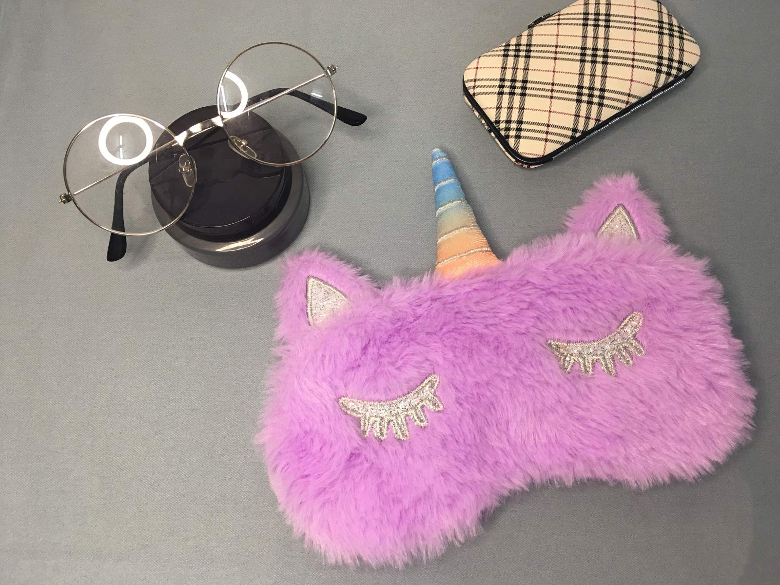 Cartoon Animal Sleep Mask for Women & Kids - Soft Blindfold Eye Cover for Better Sleep, Travel & Relaxation