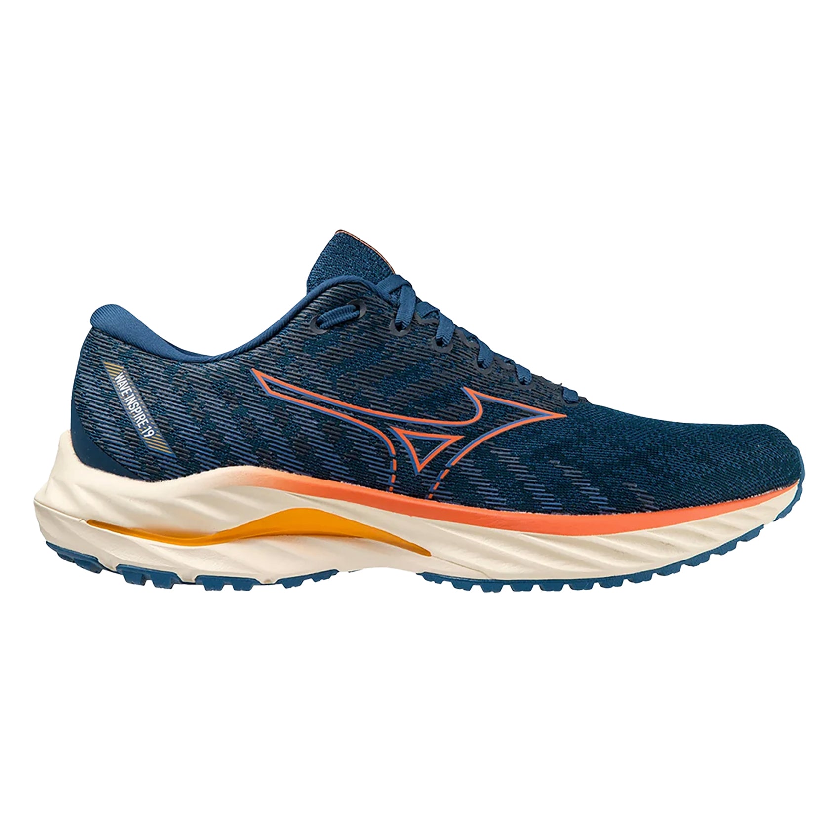 Mizuno Wave Inspire 19 Running Shoes for Men - Lightweight Stability & Cushioning for Road Running, Training & Daily Wear