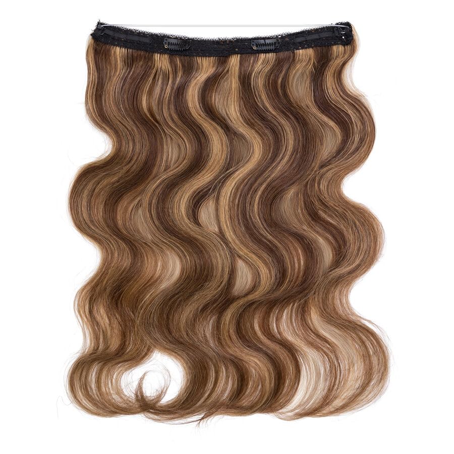 Wavy-#4P27 Medium Brown Mixed Dark Blonde