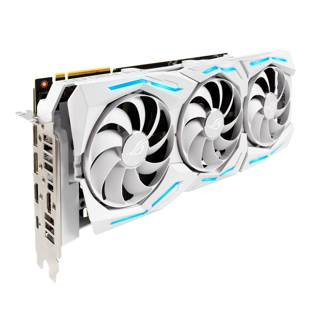 ASUS ROG STRIX RTX 2080 Ti O11G White Edition Gaming Graphics Card - 11GB GDDR6, RGB Lighting, Axial-Tech Fans | Perfect for 4K Gaming, VR, and Content Creation