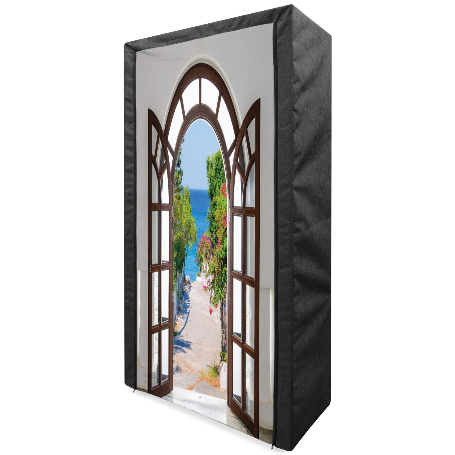 Ambesonne Portable Fabric Wardrobe - 33.5