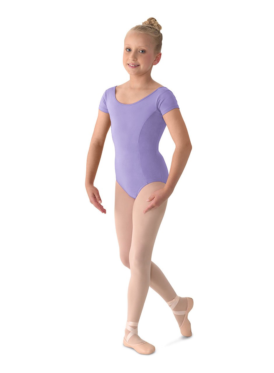 Mirella Girls Princess Seam Cap Sleeve Dance Leotard - Ballet, Gymnastics & Performance Wear for Kids