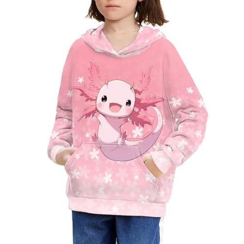 Pink Cherry Blossom Axolotl