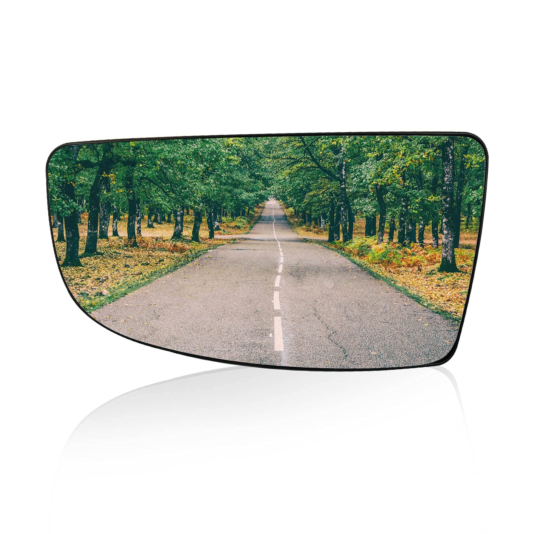 Dodge Ram 1500 2500 3500 4500 5500 Pickup 2010-2020 Left Outer Driver Side Convex Towing Mirror Glass 68067730AA 68067731AA with Holder - Perfect for Enhanced Visibility & Safe Towing