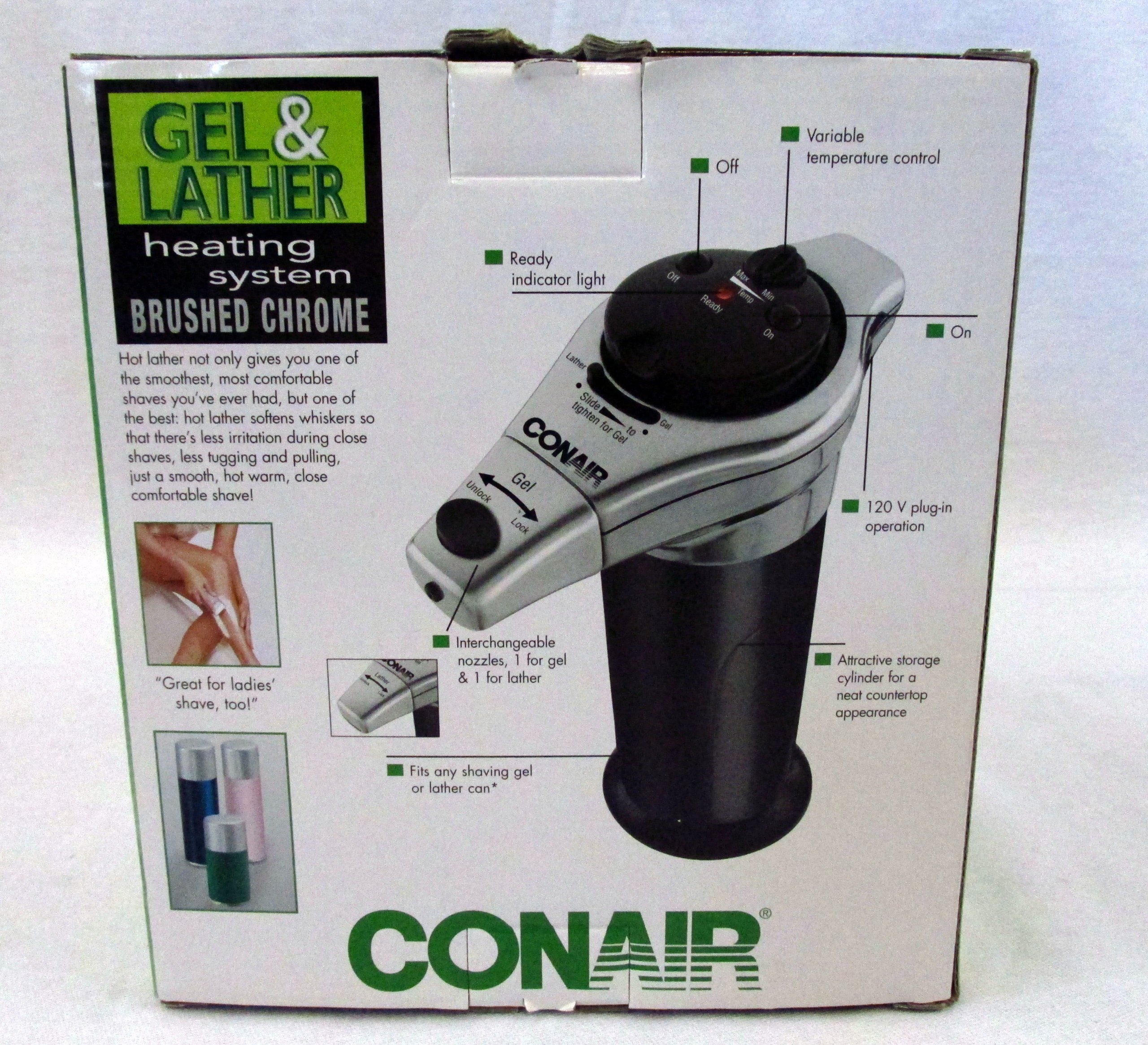 Conair HGL1 Professional Hot Gel & Lather Machine for Barber Shops - Black | Salon-Grade Facial Steamer & Lather Dispenser for Men's Grooming & Spa Treatments