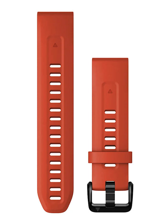 Garmin QuickFit 20 Silicone Watch Band - Replacement Strap for Garmin Smartwatches - Perfect for Running, Swimming & Everyday Wear
