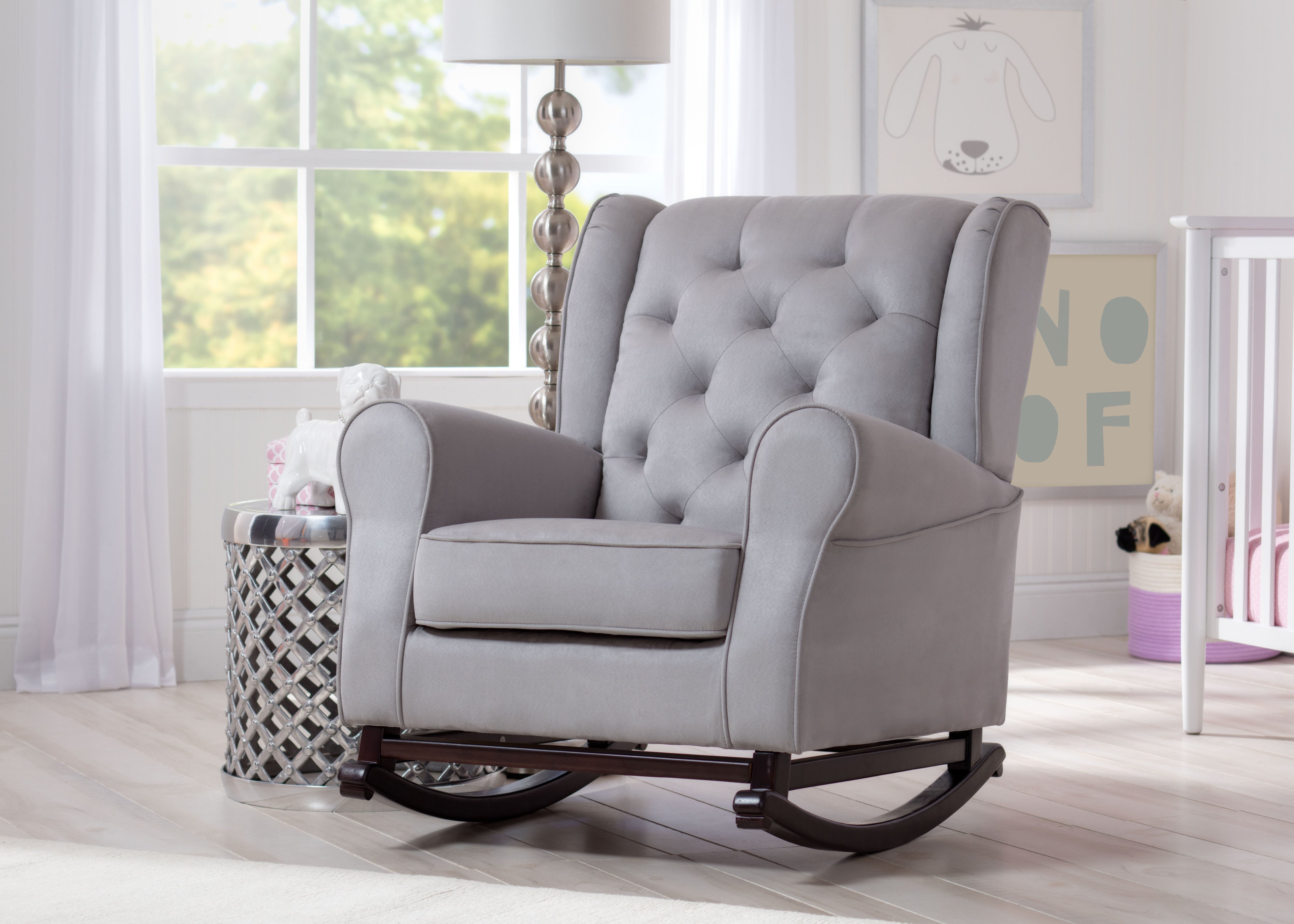 Emma Nursery Rocking Chair - Comfortable Baby Glider for Breastfeeding & Nursery Room - Perfect for Nursing, Reading & Relaxing with Your Newborn