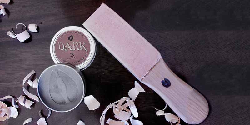 Premium Sharpening Compound for Knives & Tools - Dark Grit for Fine Edge Polishing - Ideal for Kitchen Knives, Hunting Gear & Woodworking Tools
