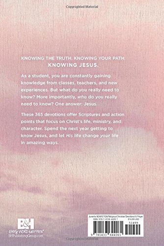 Knowing Jesus (Rose Cover) - Essential 365-Day Devotional for Christian Teens | Daily Bible Study & Spiritual Growth Guide for Youth