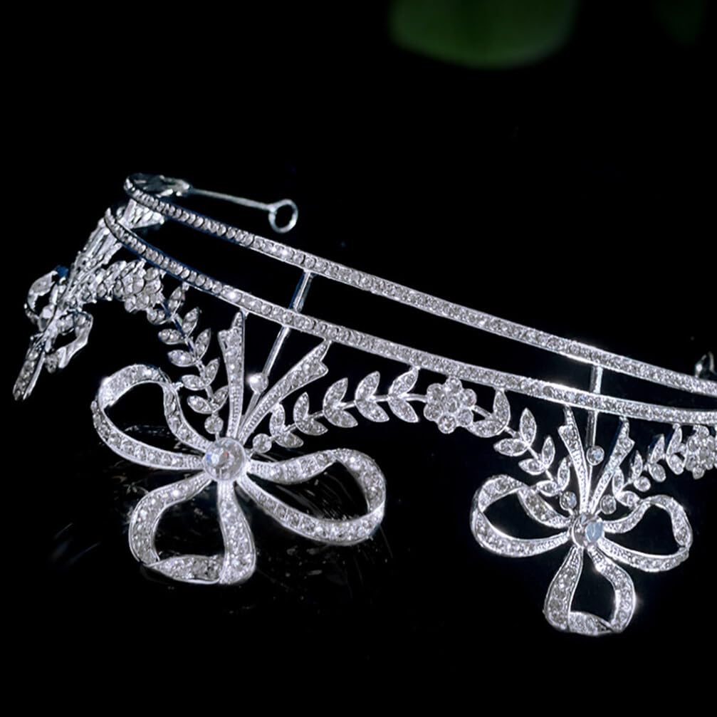 Amosfun Bridal Tiara Headband - Elegant Zinc Alloy Wedding Crown for Women & Girls | Perfect for Bridal Parties, Prom, Pageants & Special Occasions