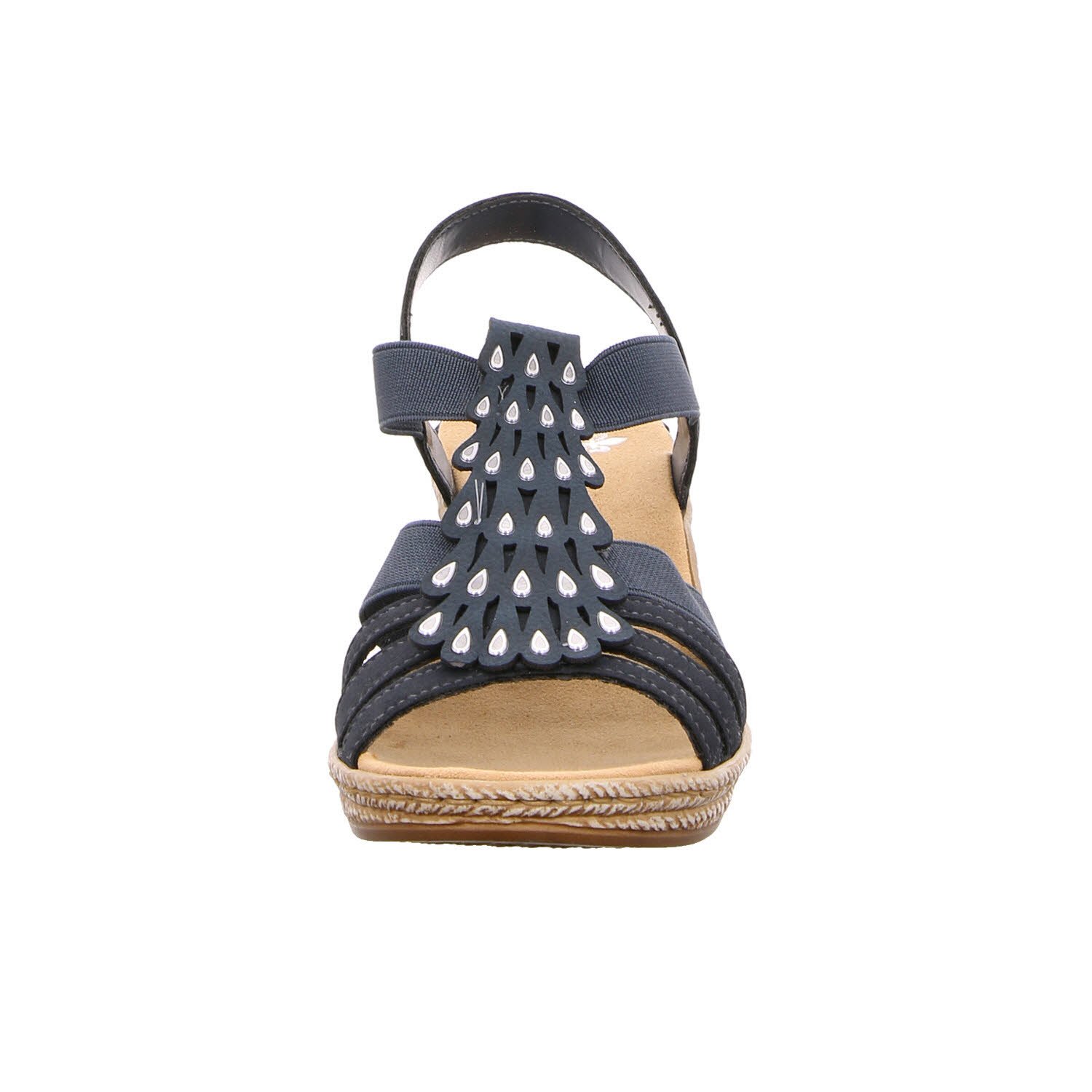 Rieker Women's Comfortable Synthetic Leather Sandals - Lightweight & Stylish for Summer, Beach, and Casual Wear