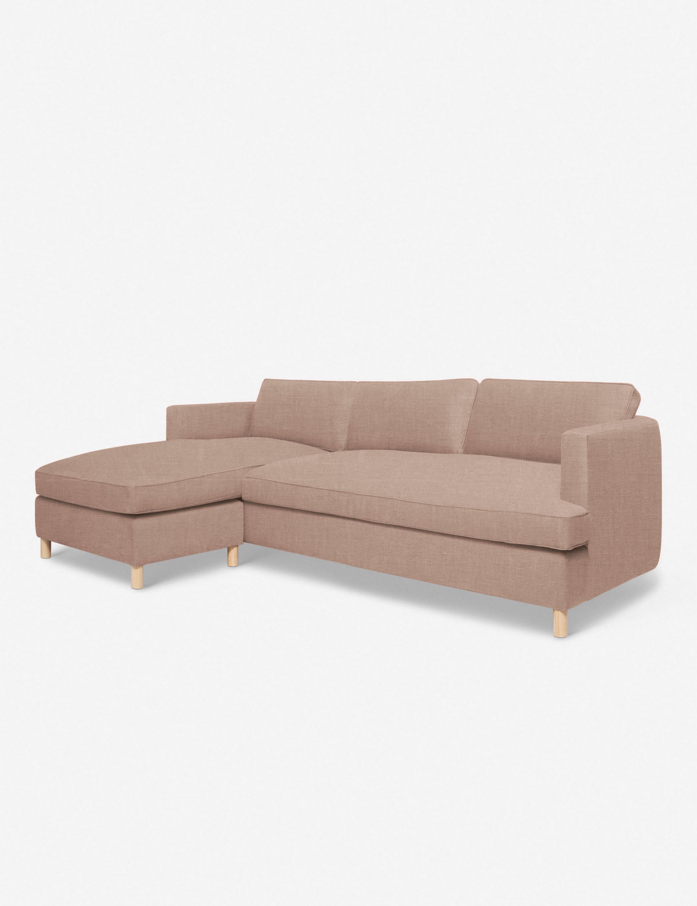 Belton Sectional Sofa by Ginny Macdonald - Modern L-Shaped Couch for Living Room, Lounge & Family Room - Comfortable Fabric Sectional with Reversible Chaise