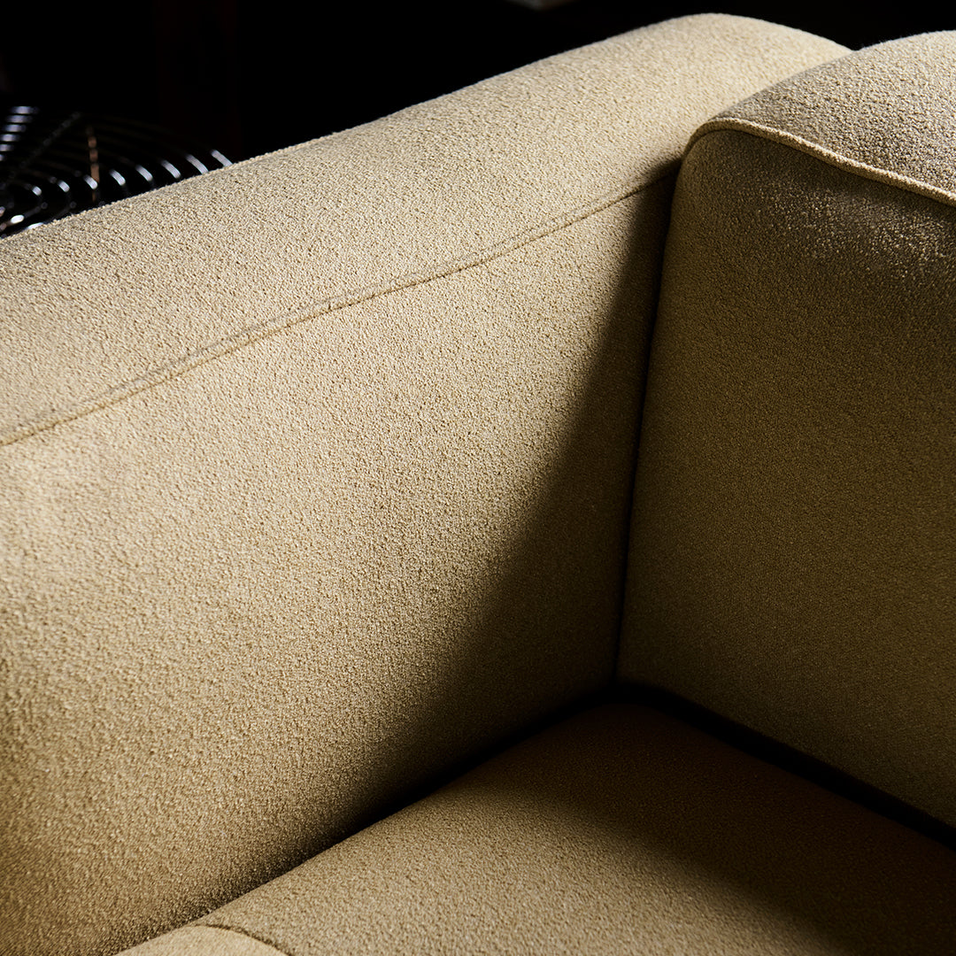 Inland AV42 Chaise Longue Sofa - Modern Lounge Chair for Living Room, Bedroom & Patio - Comfortable Reclining Sectional with Pillows - Perfect for Relaxing, Reading & Napping