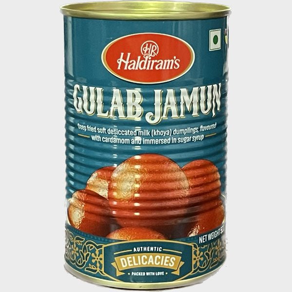 Haldiram's Gulab Jamun 500g - Authentic Indian Sweet Dessert | Ready to Eat | Perfect for Festivals, Parties & Gifting | Premium Quality Rasgulla Alternative