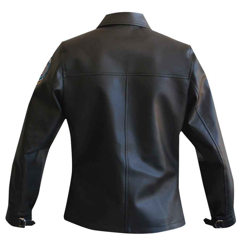 SpazeUp Women's Lambskin Leather Jacket - Genuine Black Leather Jacket for Women, Inspired by Kelly McGillis Style | Perfect for Casual Outfits, Date Nights & Motorcycle Riding