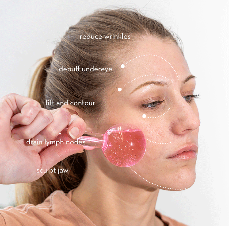 Facial Massage Duo - Rejuvenating Face Roller & Gua Sha Set for Glowing Skin | At-Home Spa & Self-Care Routine