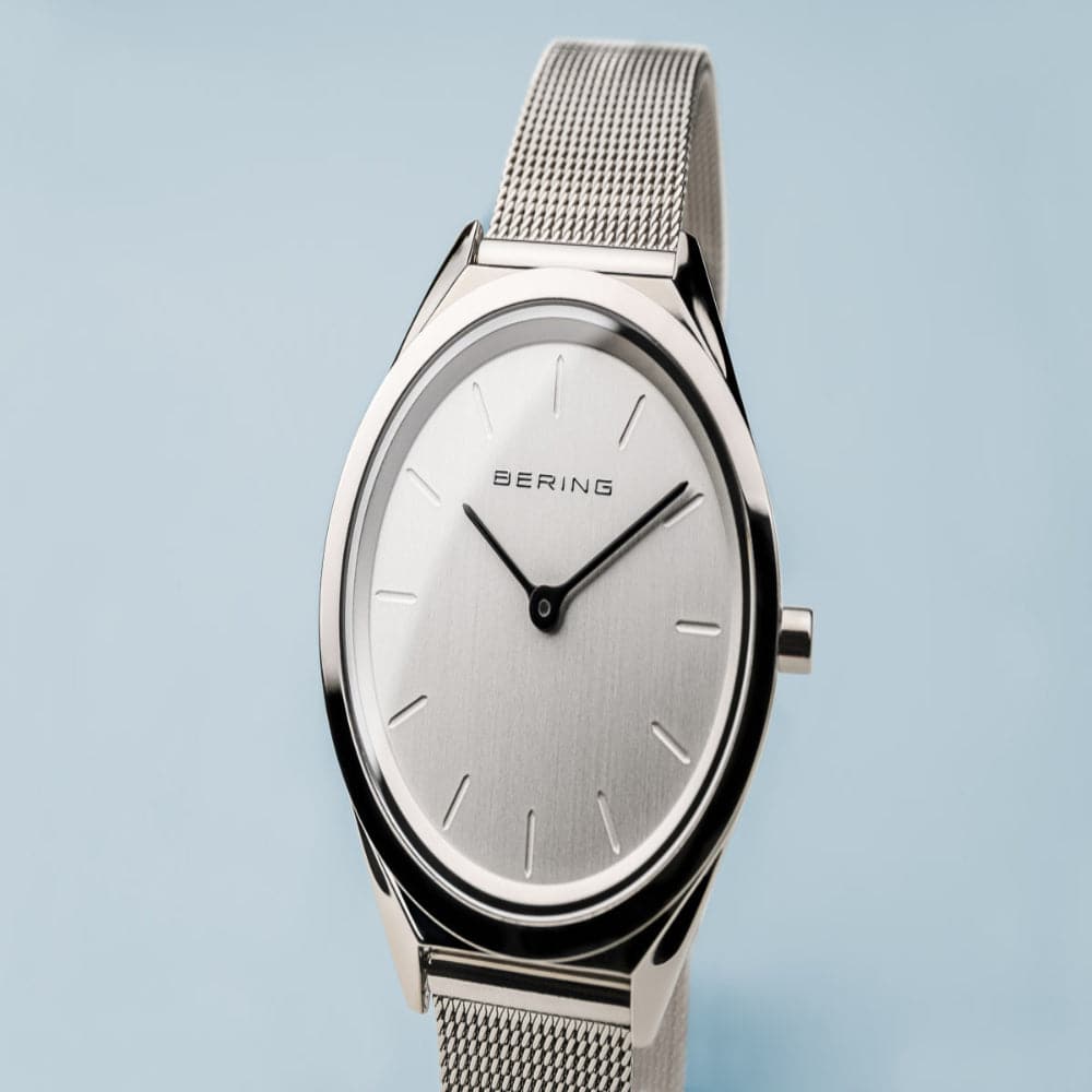 BERING 17031 000 Men's Analog Stainless Steel Watch - Waterproof Dress Watch for Business, Casual & Formal Occasions