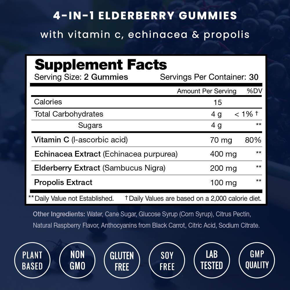 NutraChamps Vitamin B12 Gummies & Elderberry Gummies Bundle - Immune Support & Energy Boost - Perfect for Daily Wellness & Cold Season Defense