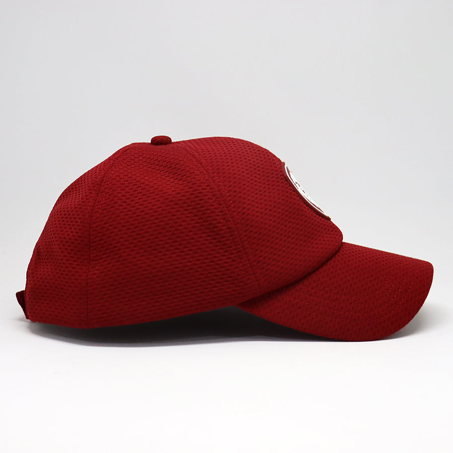 VT Shield Future Looks Bright Burgundy Performance Hat with Velcro Closure - Perfect for Running, Golf, and Outdoor Sports