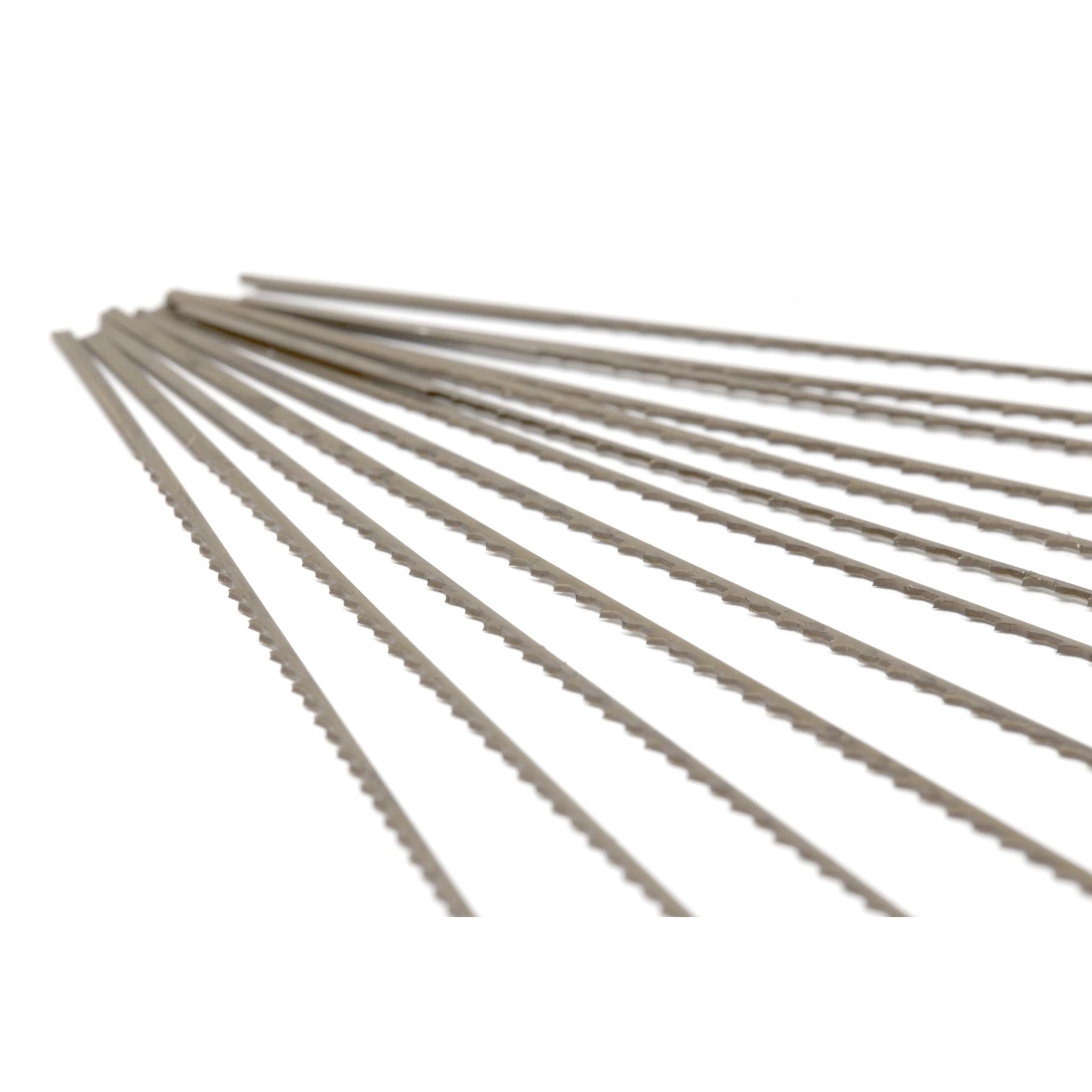 WEN BLR712 #7R 11.5 TPI Reverse Tooth Pinless 5 Inch Scroll Saw Blades (12 Pack) - Premium Woodworking Tools for DIY Projects & Craft Cutting