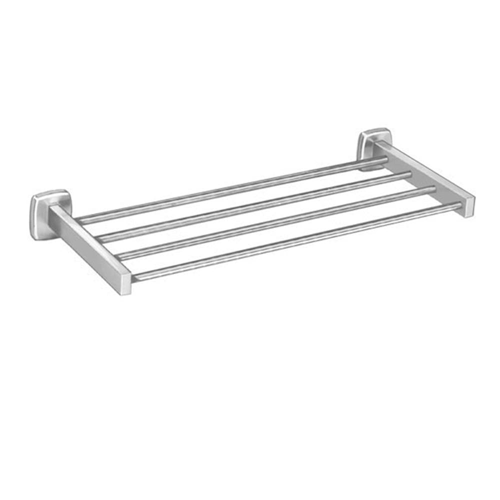 Bradley 9104 Wall Mounted Towel Shelf - Satin Nickel Finish for Bathroom & Kitchen Organization