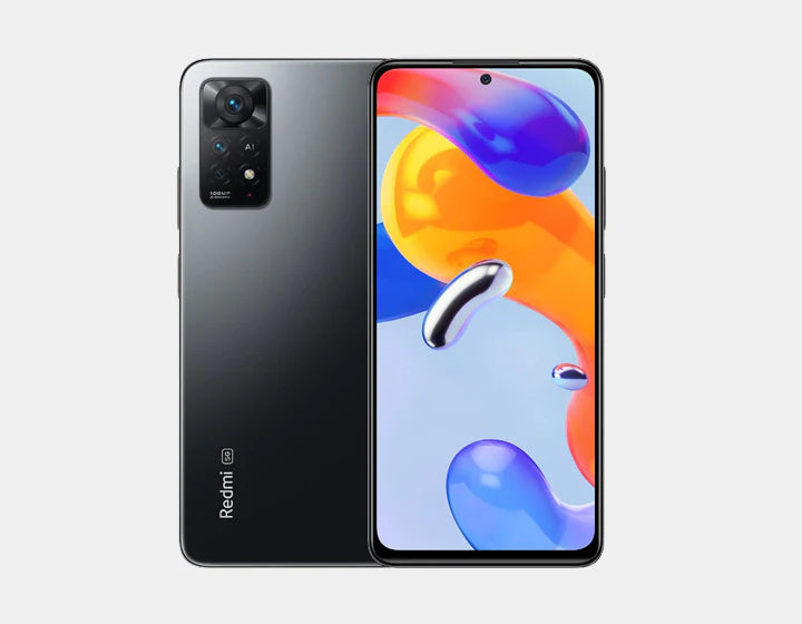 Xiaomi Redmi Note 11 Pro 4G Smartphone - 128GB ROM 6GB RAM, Dual SIM Unlocked GSM Phone (Graphite Gray) for Streaming, Gaming & Business Use