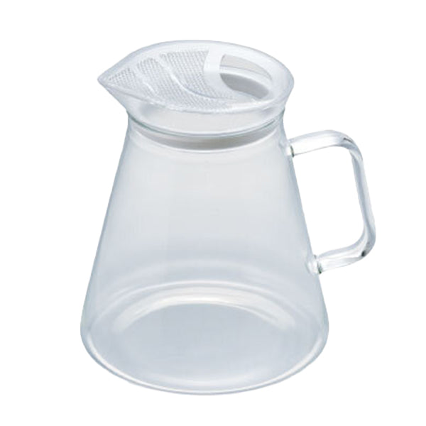 Hario V60 Glass Teapot with Stainless Steel Infuser - 700ml Japanese Style Pour Over Teapot for Loose Leaf Tea & Herbal Infusions - Perfect for Home, Office & Tea Ceremonies