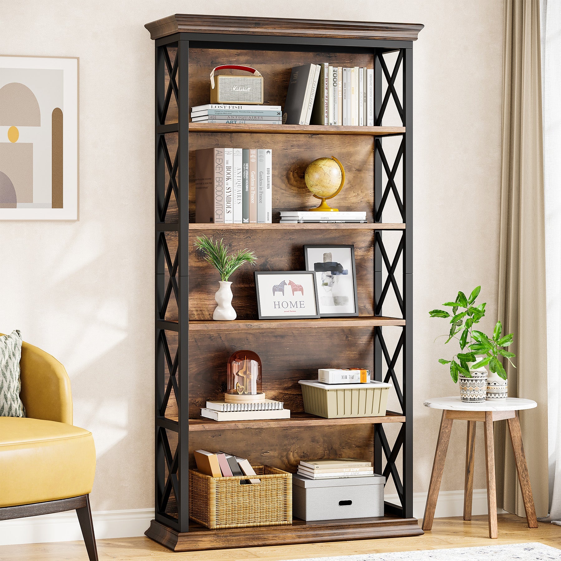 6 Tier Bookshelf - 70.87