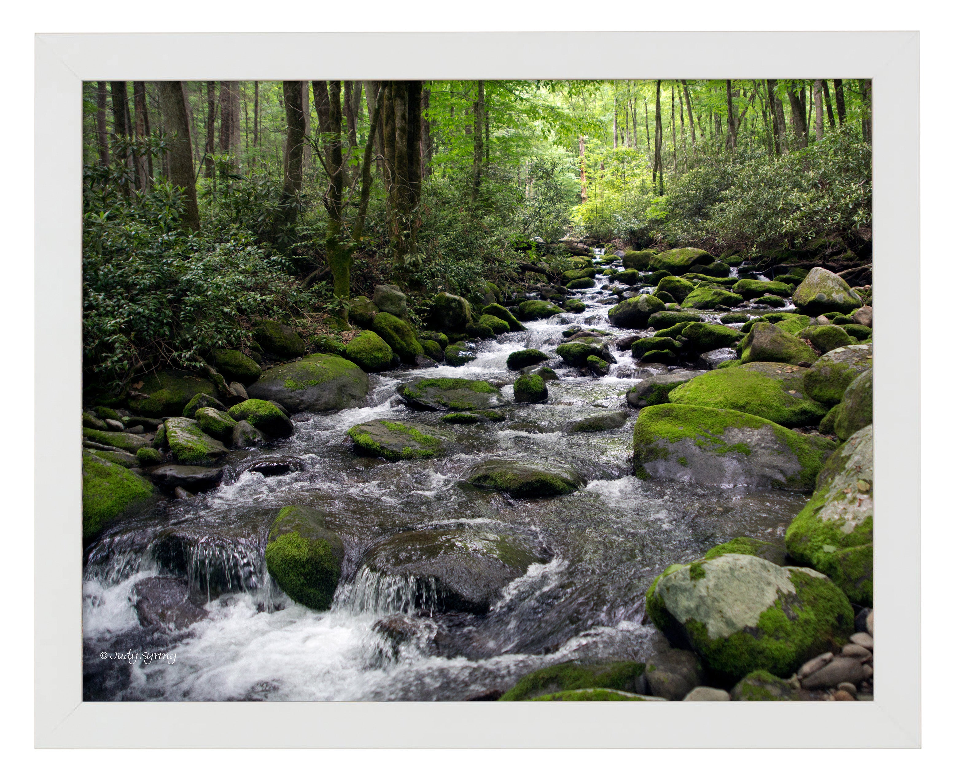 Stunning Cascading Stream Art Prints - Nature Landscape Wall Decor for Living Room, Bedroom & Office - Perfect Gift for Home & Office Decor
