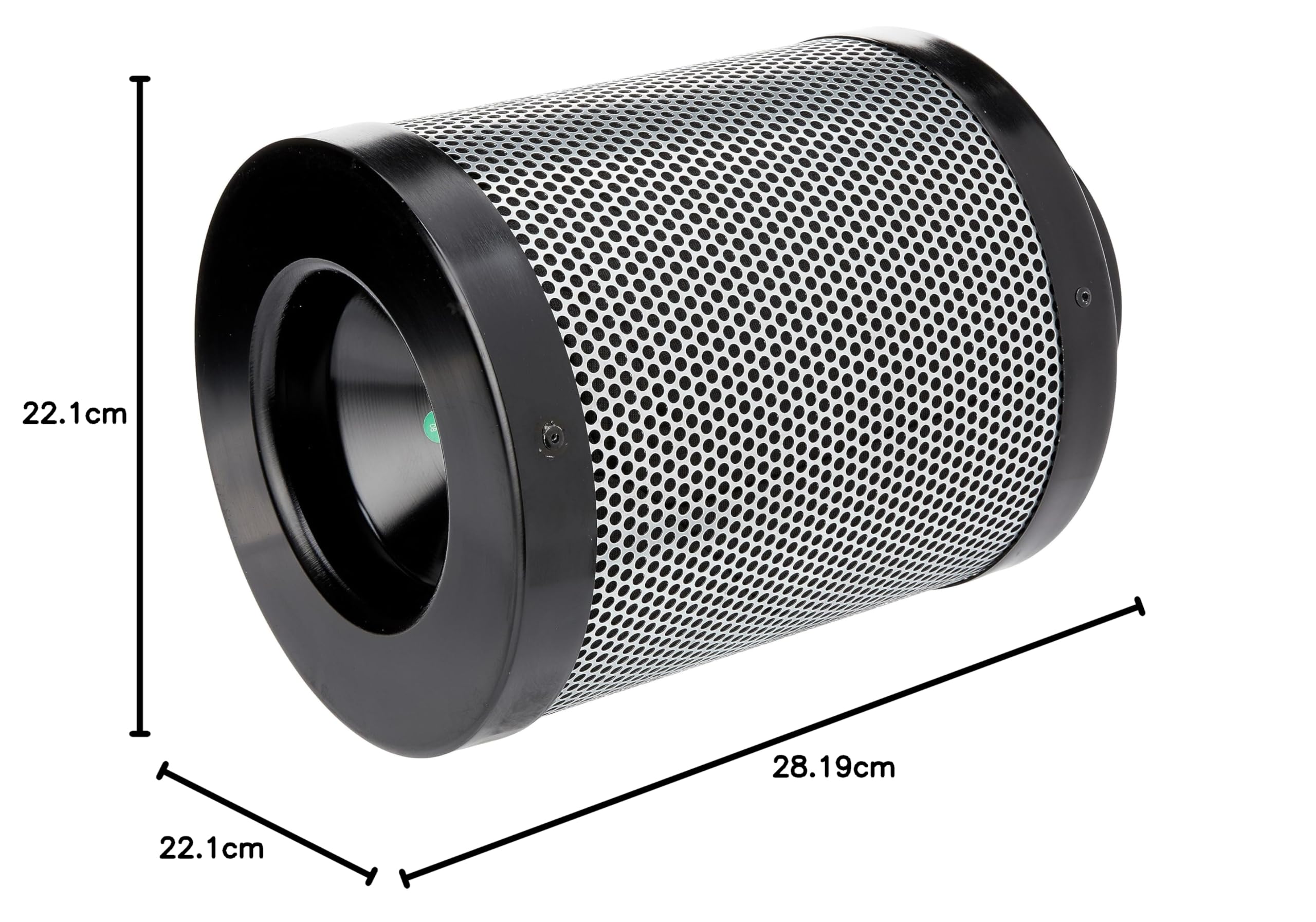 RAM 08-350-150 Aktivkohlefilter 100/200, 4 Zoll, 170 m³/hr - Ideal für Luftreinigung in Werkstätten und Industrie