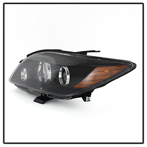 Xtune TC Crystal LED Headlights - Black Housing & Clear Lens for Enhanced Night Visibility - Perfect for Trucks, SUVs, and Off-Road Vehicles