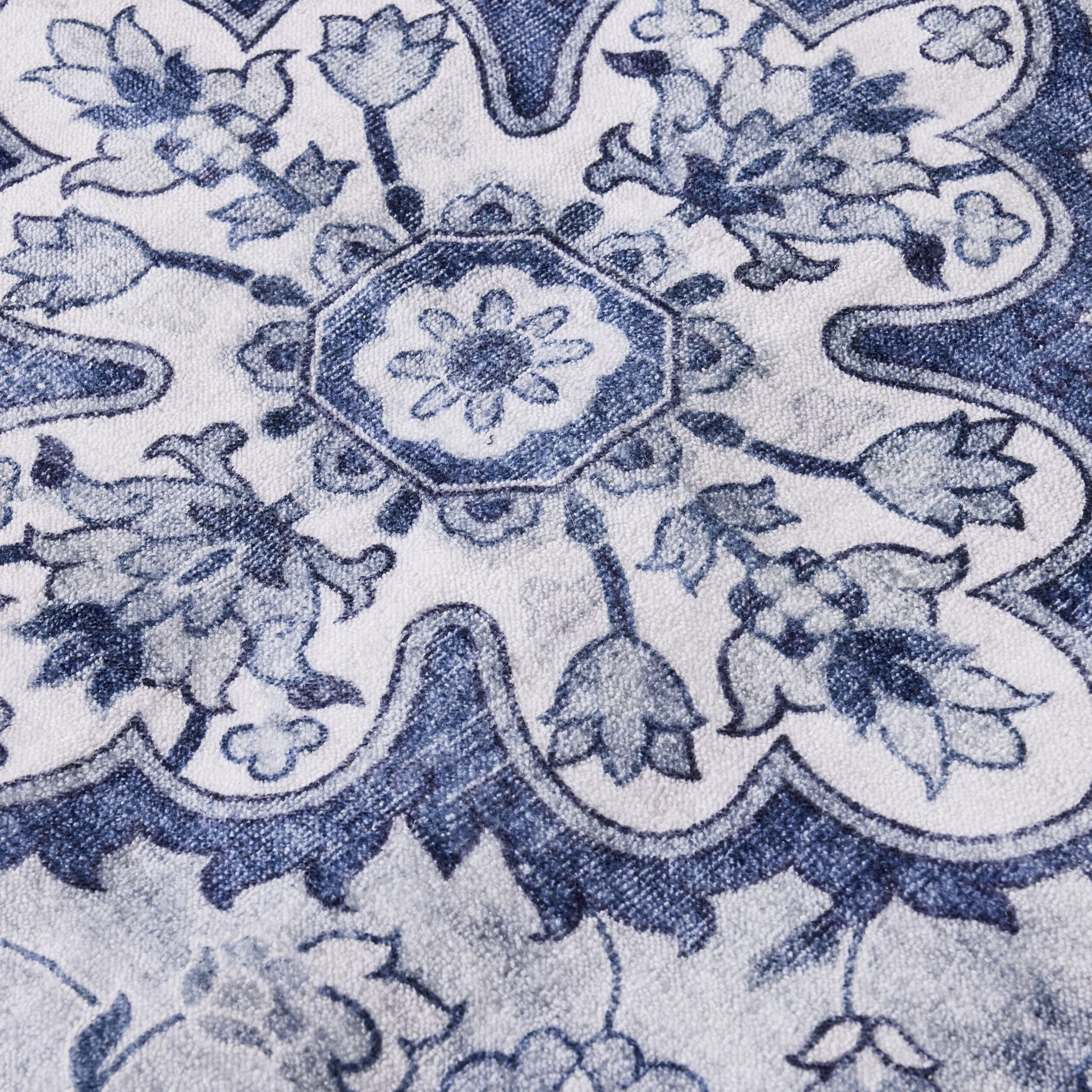 Premium Ankara Washable Rug 240x300cm - Large Non-Slip Bohemian Area Rug for Living Room, Bedroom, Dining Room - Easy to Clean & Durable Home Decor