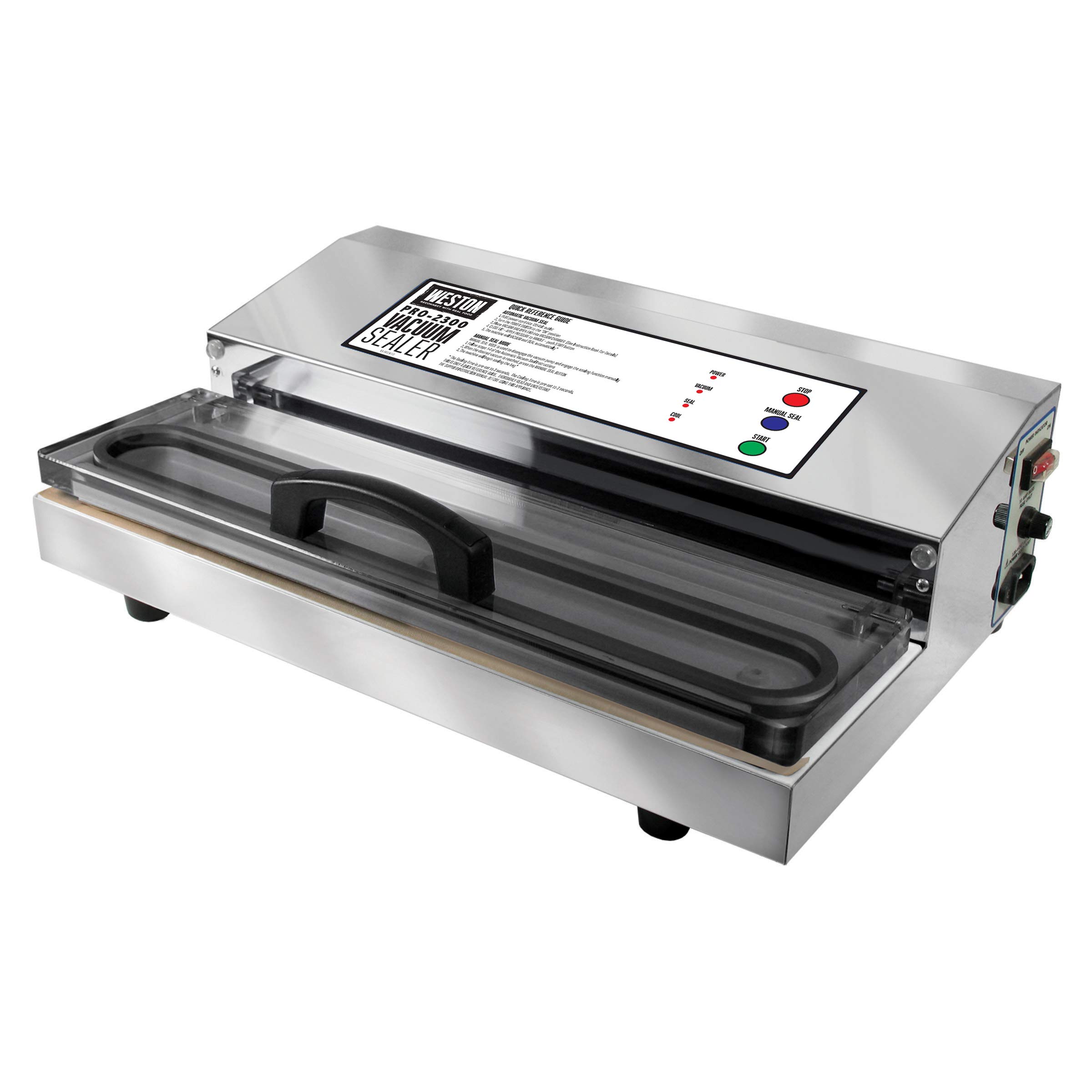Weston Brands Commercial Grade Pro 2300 Stainless Steel Vacuum Sealer Machine - 935 Watts, Extra-Wide 16