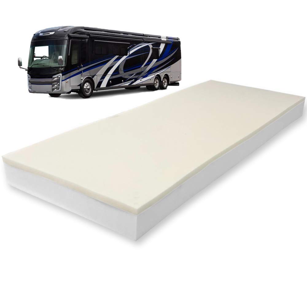 Foamma 6” x 28” x 72” RV Memory Foam Mattress Replacement - CertiPUR-US Certified, Made in USA - Comfortable Camper Bunk Bed Mattress for Travel Trailers & Motorhomes - Perfect for Road Trips & Camping Adventures