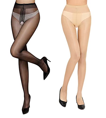 Glossy Style - 1 Black & 1 Nude