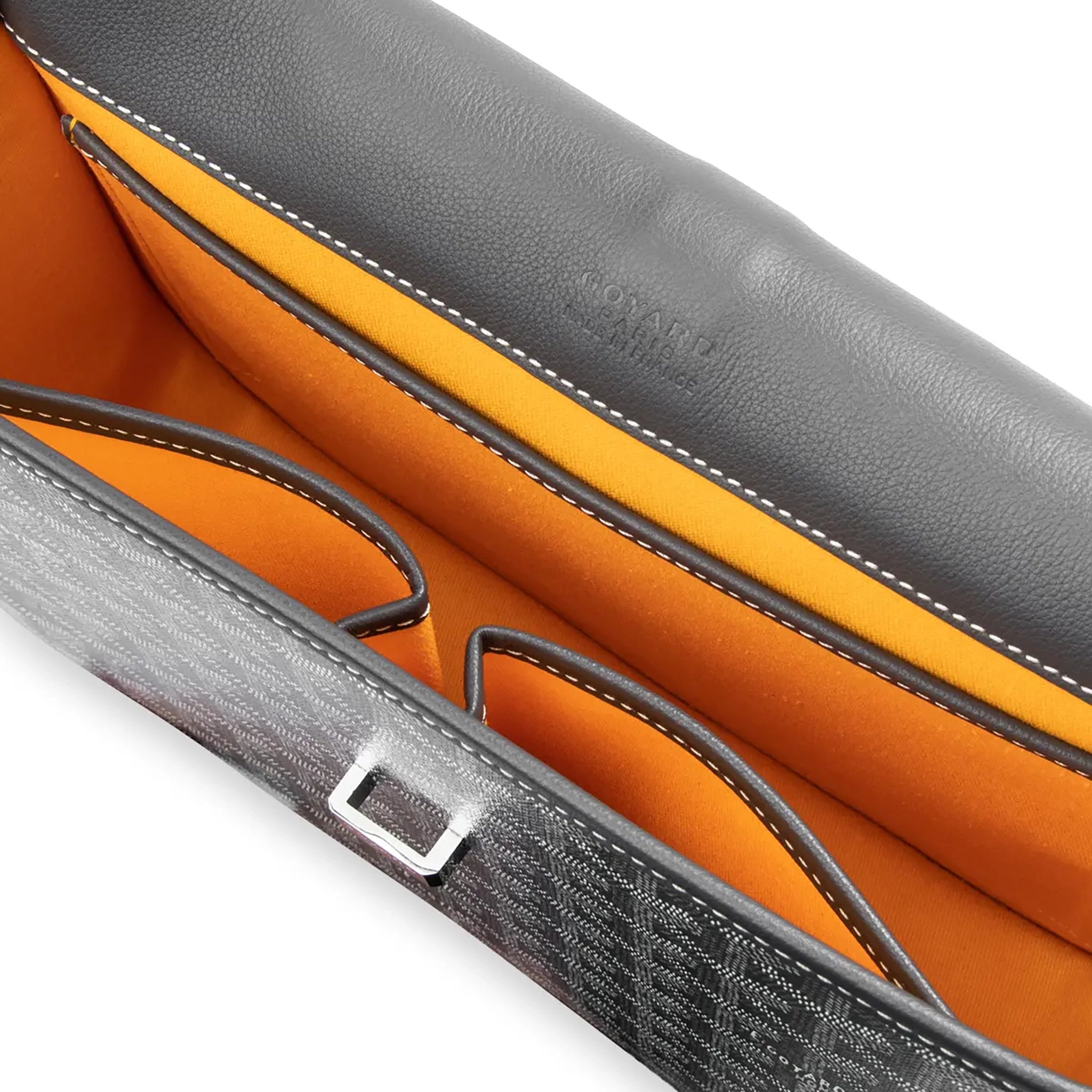 Goyard Goyardine Belvedere II Grey MM Crossbody Messenger Bag for Men & Women - Perfect for Travel, Work & Everyday Use