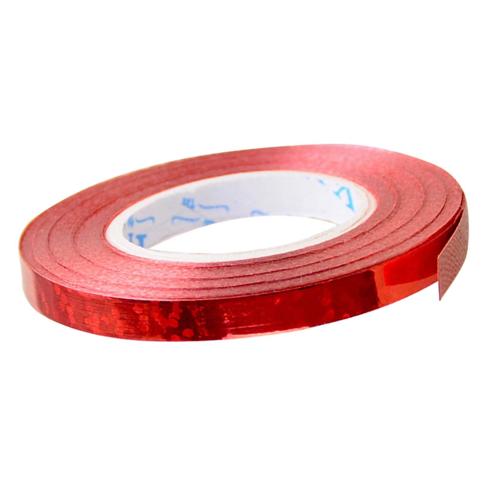 IKAXIYO 1 Roll Shiny Red Plastic Gift Ribbon for Balloons - DIY Craft Decoration for Christmas, Birthday Parties, Baby Showers & Holiday Celebrations
