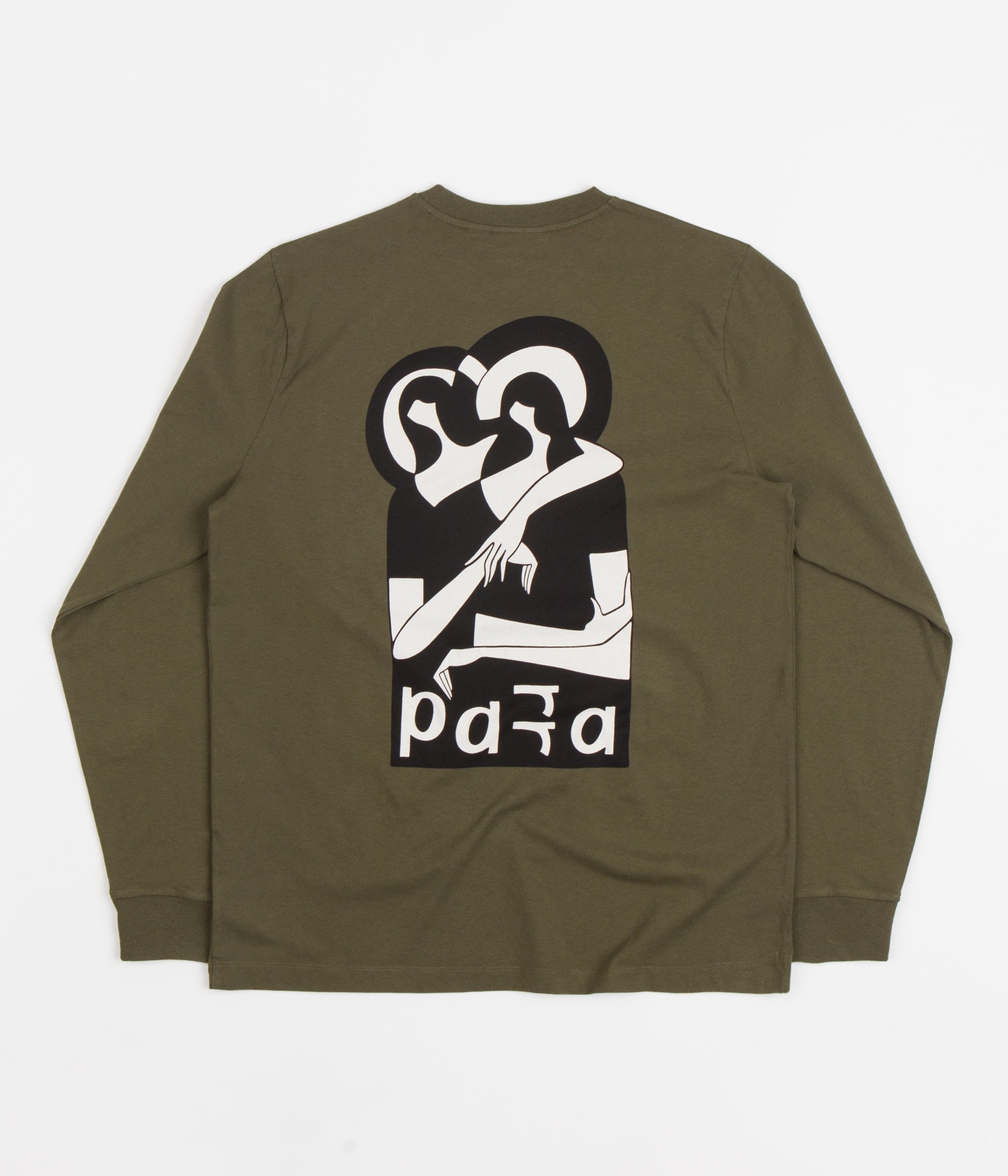 Parra Angelica Women's Long Sleeve T-Shirt with Leaf Print - Casual Fall Fashion Top for Everyday Wear, Work & Outings