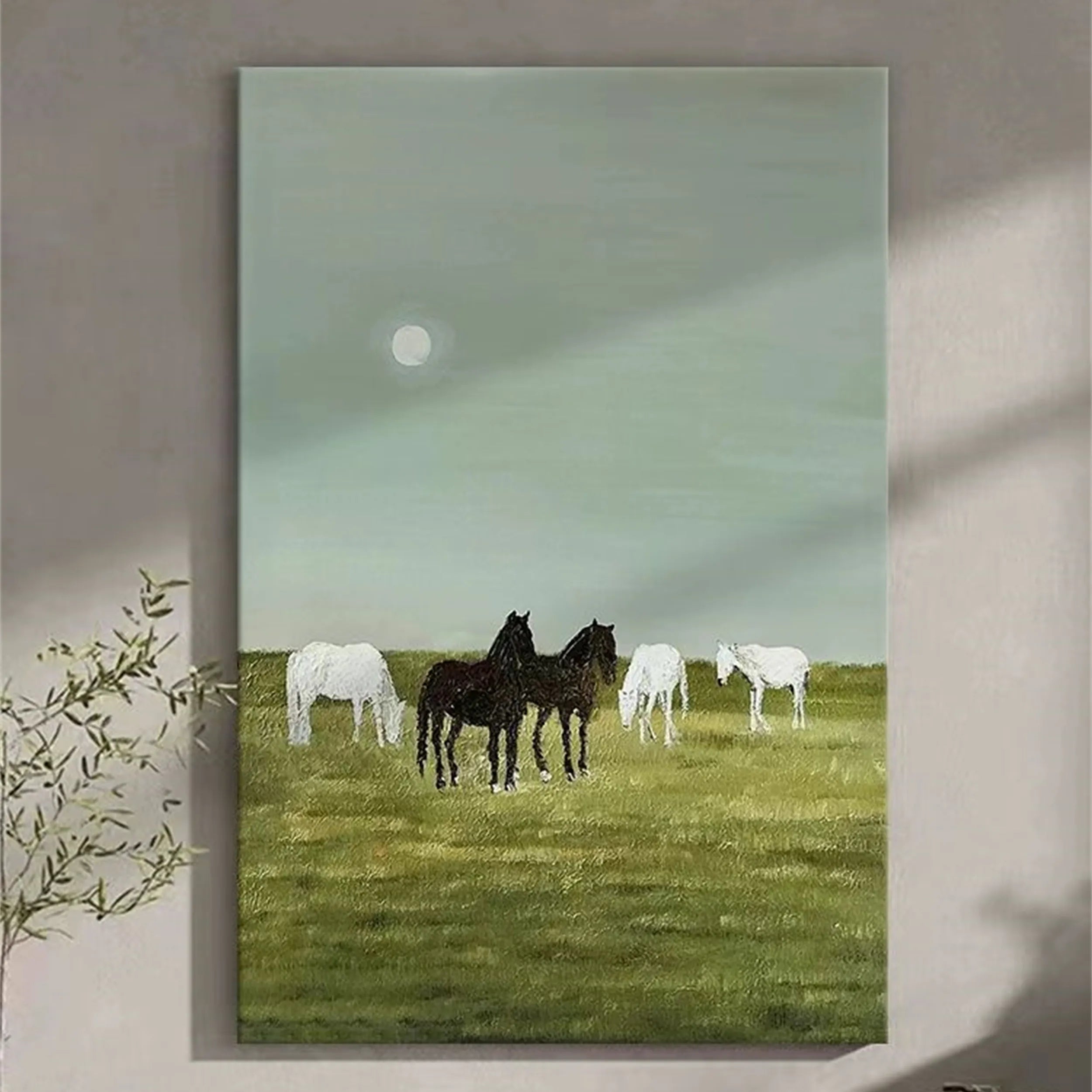 Animal Art Painting #AP035 - Handmade Wildlife Canvas Wall Decor for Living Room, Bedroom & Office