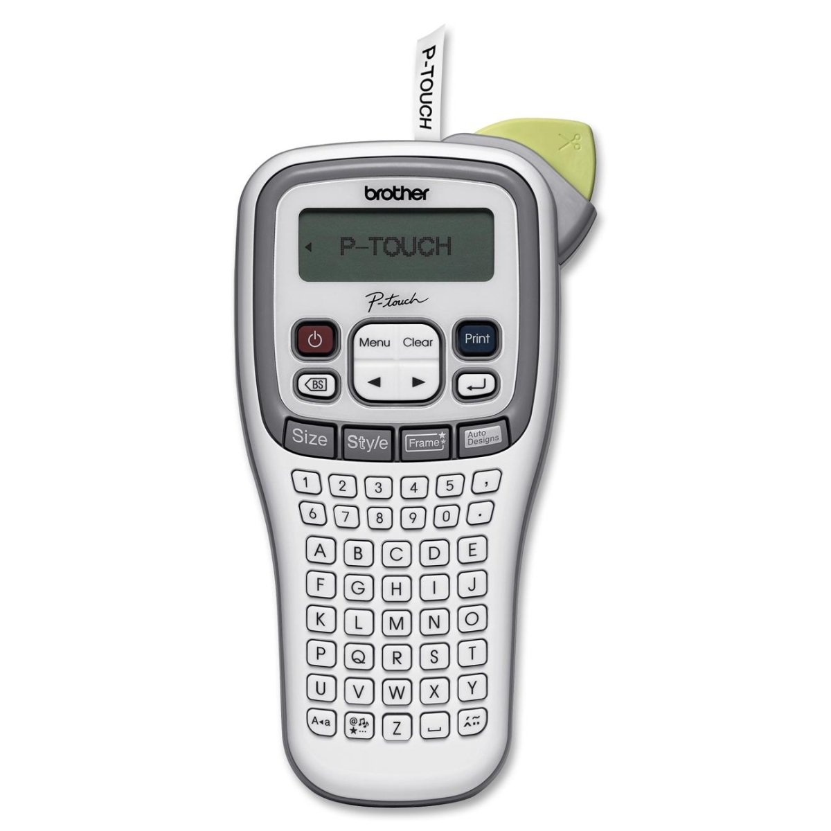 Brother P-Touch PT-H100 Handheld Label Maker - Thermal Transfer Printer for Home & Office Organization - Create Monochrome Labels for Storage, Files & Supplies